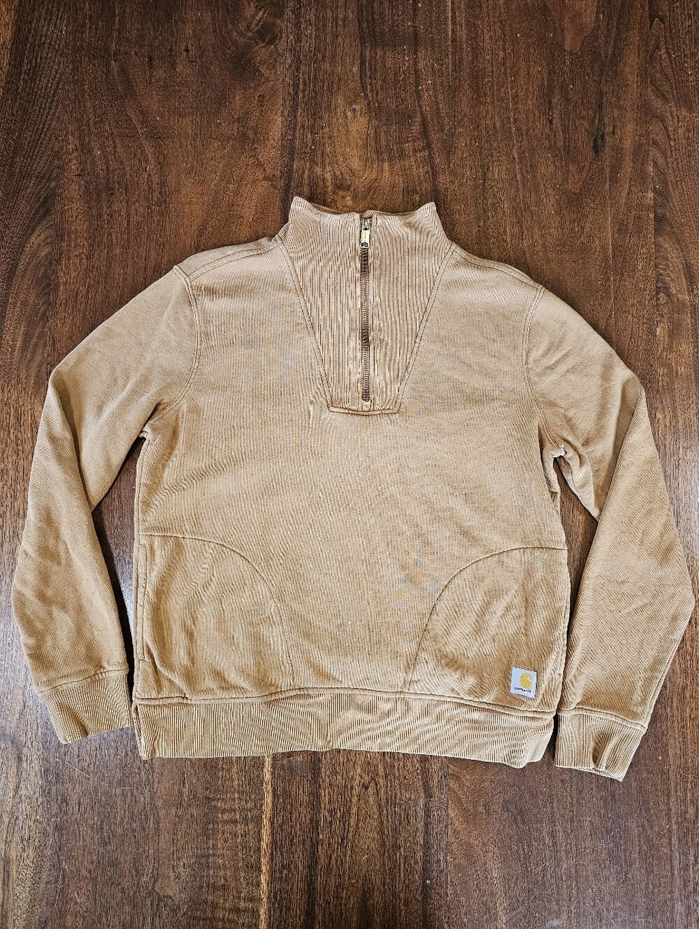 Carhartt Women's Tencel Fiber Series Relaxed Fit Half-Zip Sweatshirt Size Small